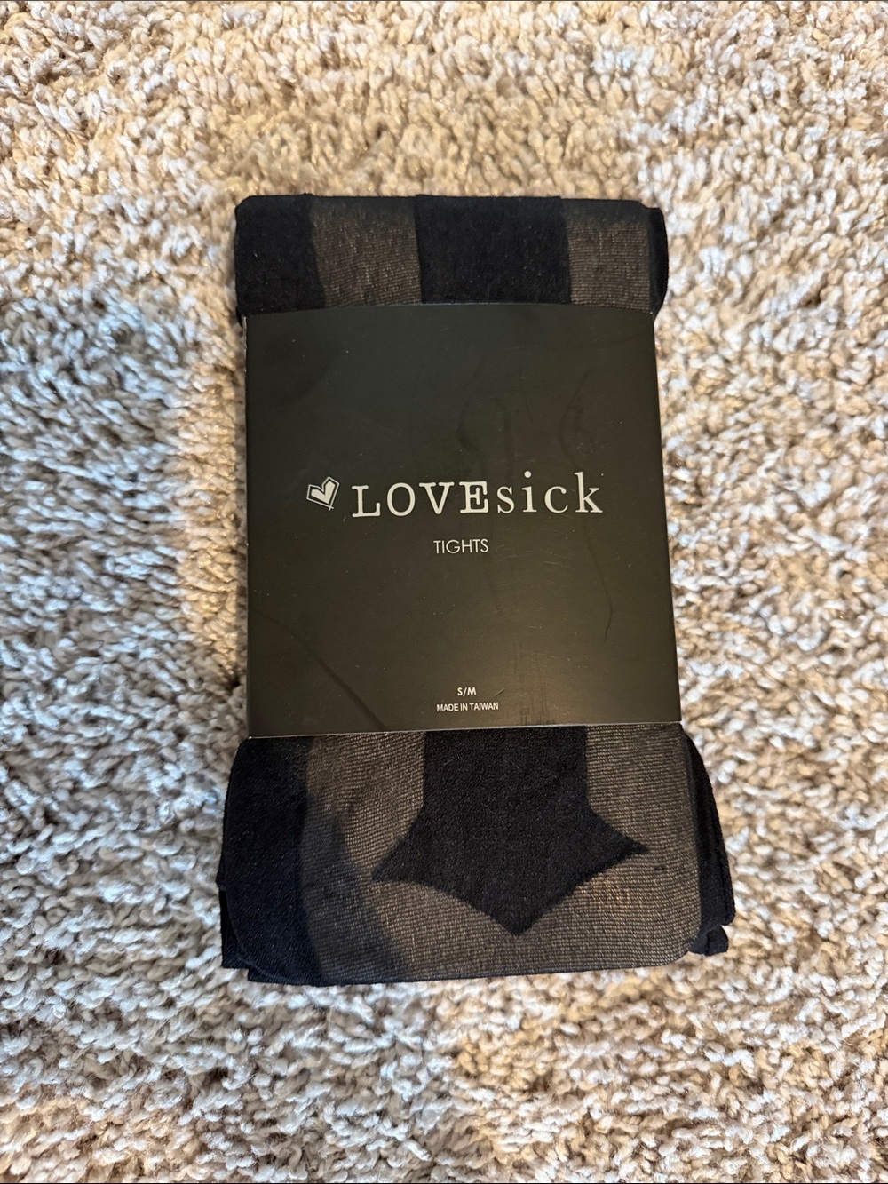 LOVEsick Black Tights